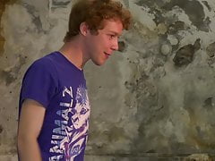 Ginger twink submits to bondage and nipple torment